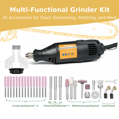 Handheld Multifunction Electric Chainsaw Sharpener Kit