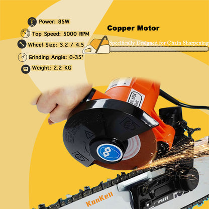 Clamp-On Electric Chainsaw Chain Sharpener