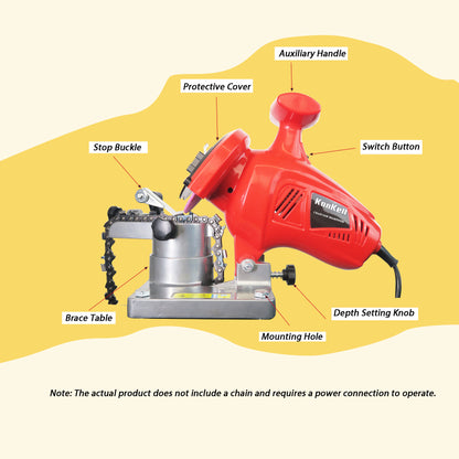 KonKell® 250W High-Speed Chainsaw Sharpener