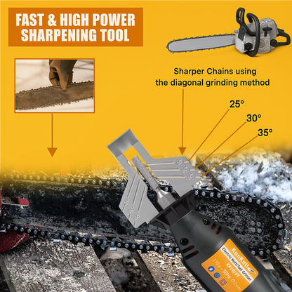 Handheld Multifunction Electric Chainsaw Sharpener Kit